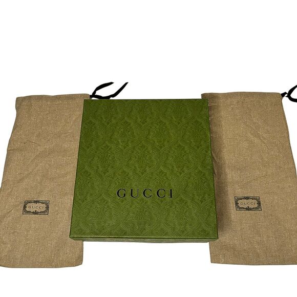 Gucci Janaya GG Studded Platform Sandals Mystic White Size 39 + Box & Dust Bags - Picture 4 of 12